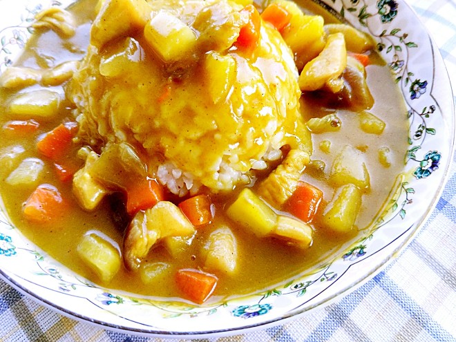 
The practice of curry chicken meal, how is curry chicken meal done delicious