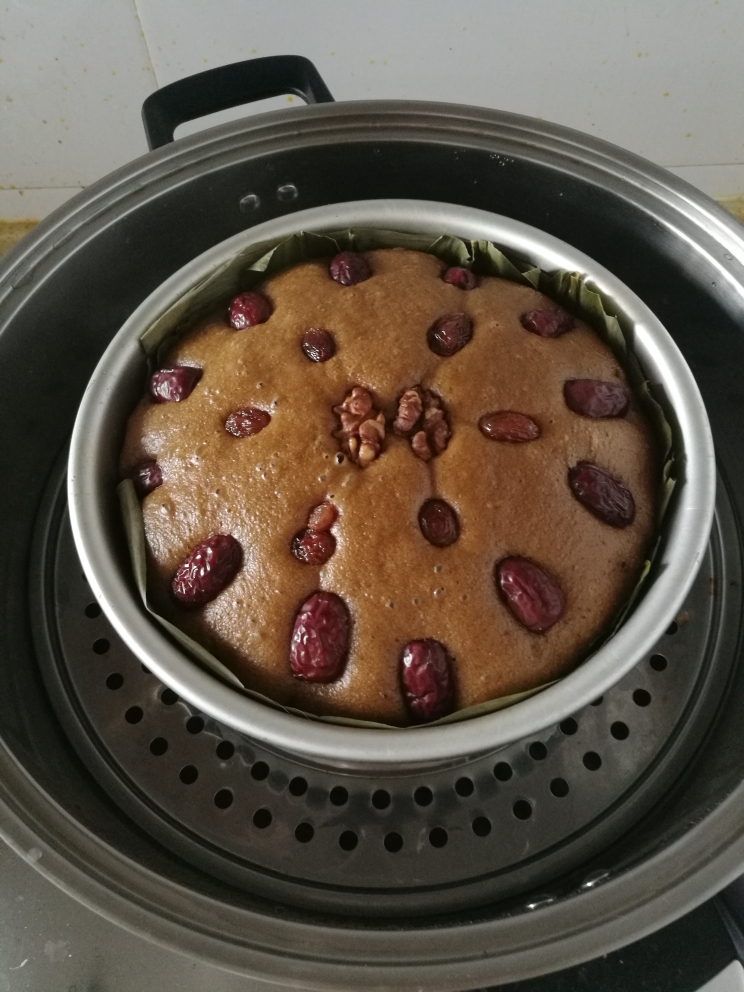 
Steamed sponge cake of perfect brown sugar (make noodles or vermicelli made from bean or sweet potato starch without bubble, need not build last film) practice