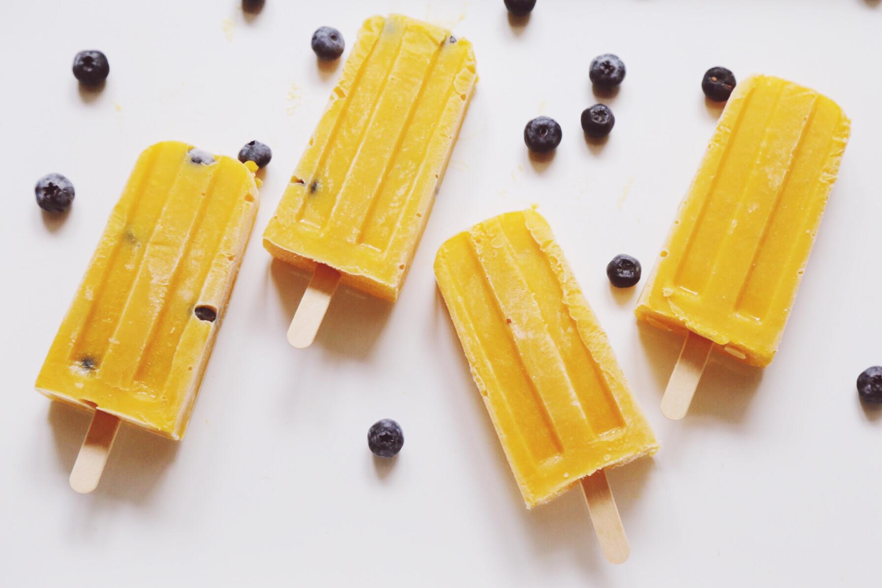 
The practice of 100% mango ice-lolly, how to do delicious