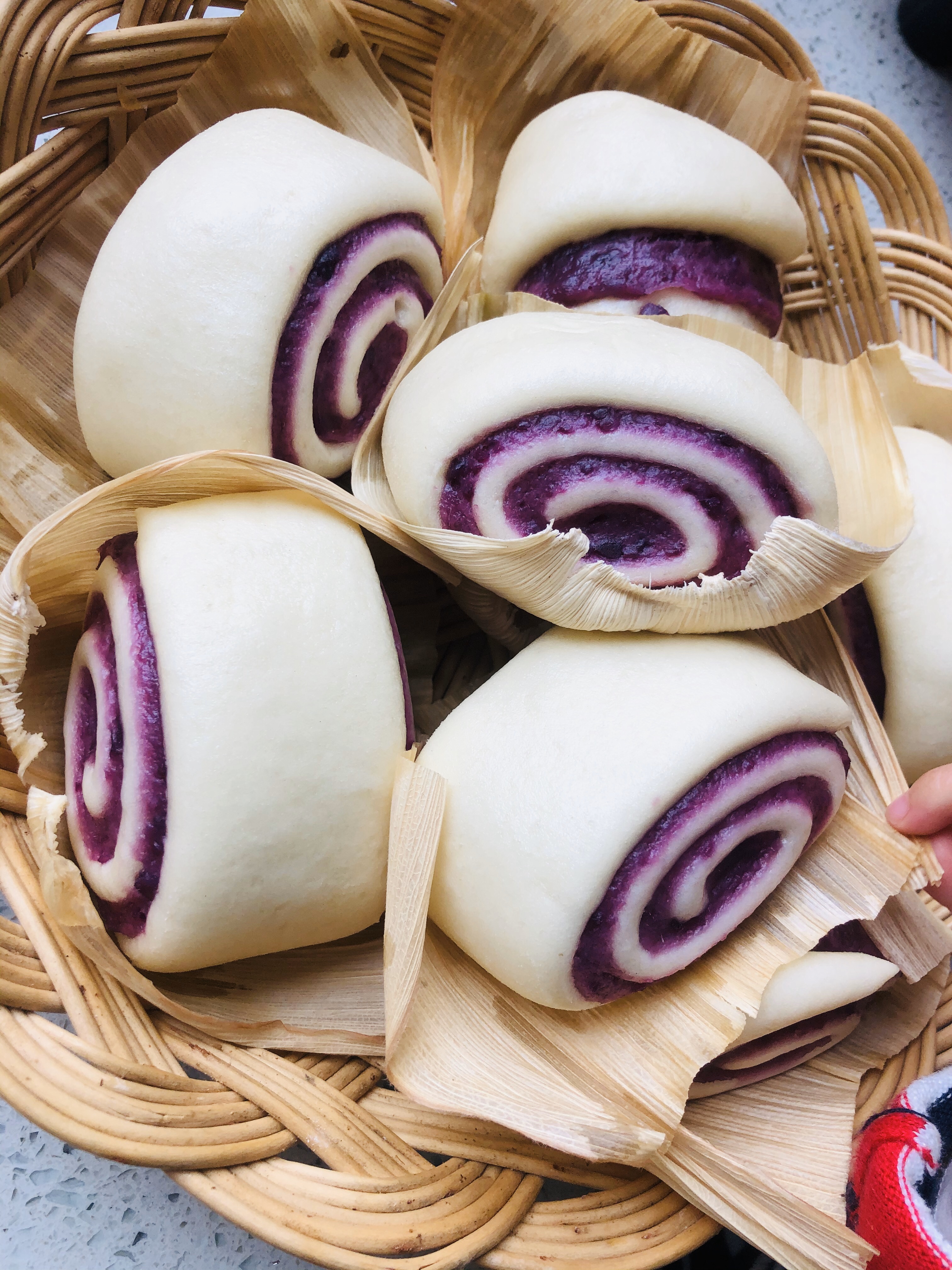 サツマイモの蒸しパンの練習、おいしい方法
