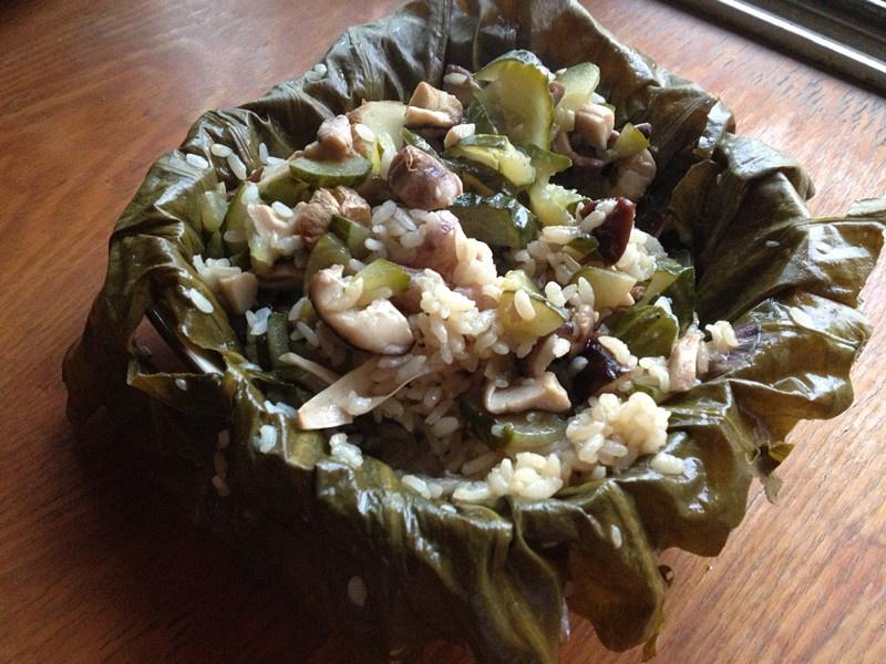 
The practice of lotus leaf meal, how is lotus leaf meal done delicious