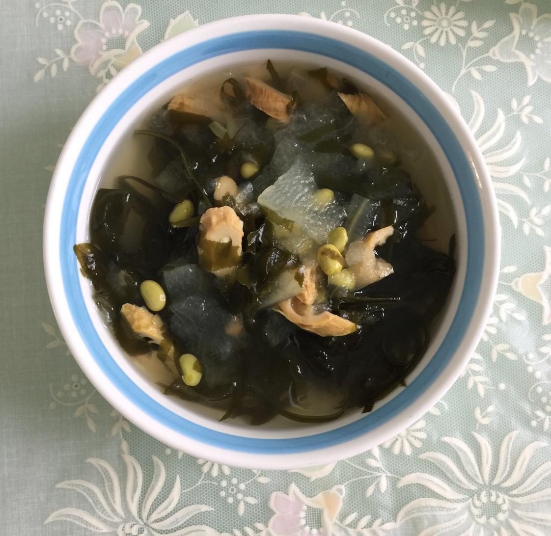 
Soup of wax gourd kelp (the edition that do not have oil) practice