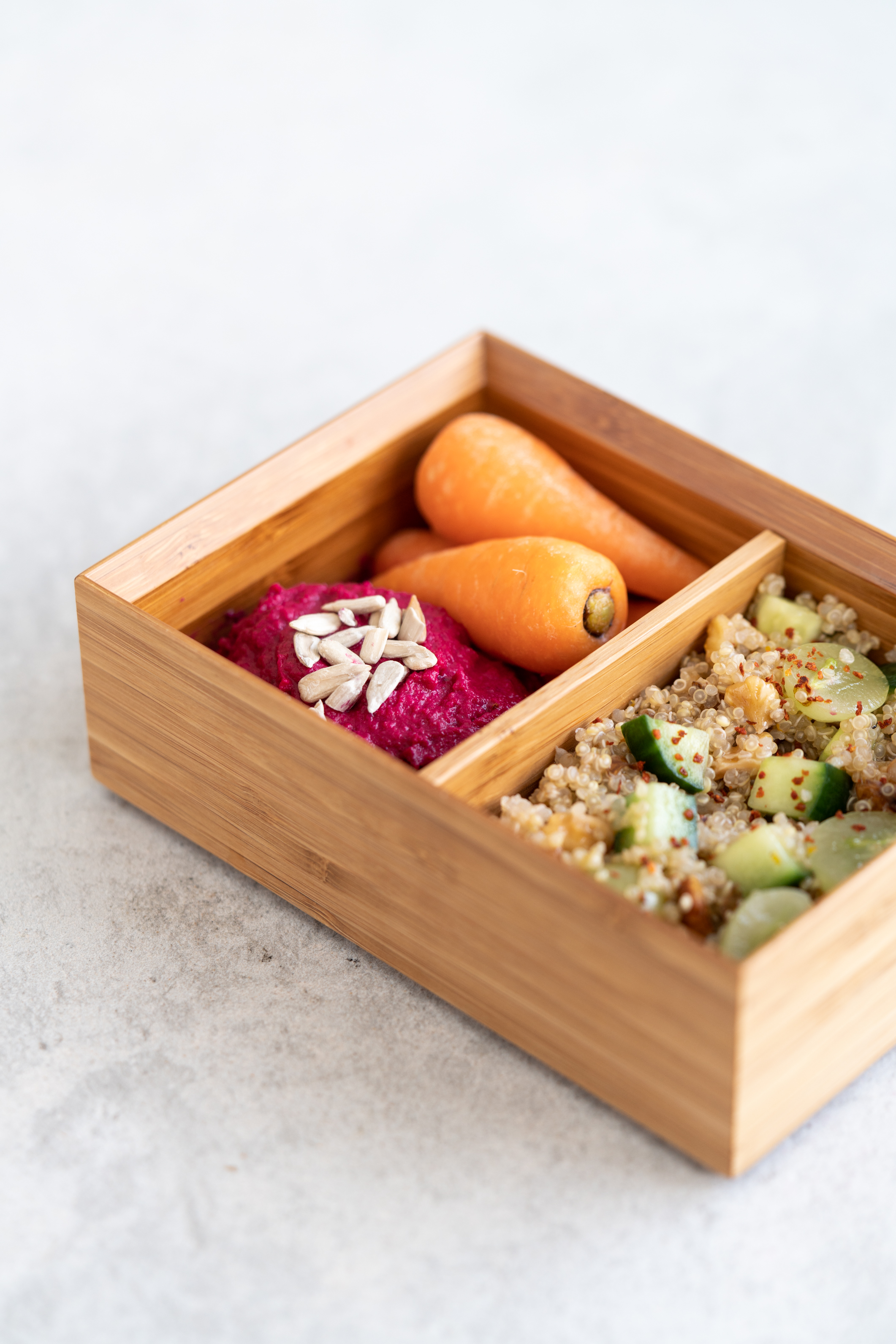 
Salad of wheat of fragrant citrus goosefoot + beet chick-pea slimy practice