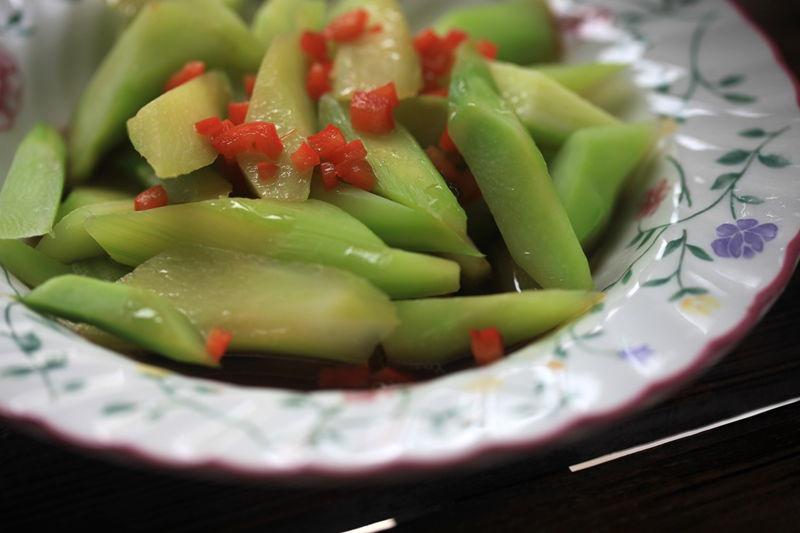 
Cabbage mustard (soy water) practice, how to do delicious