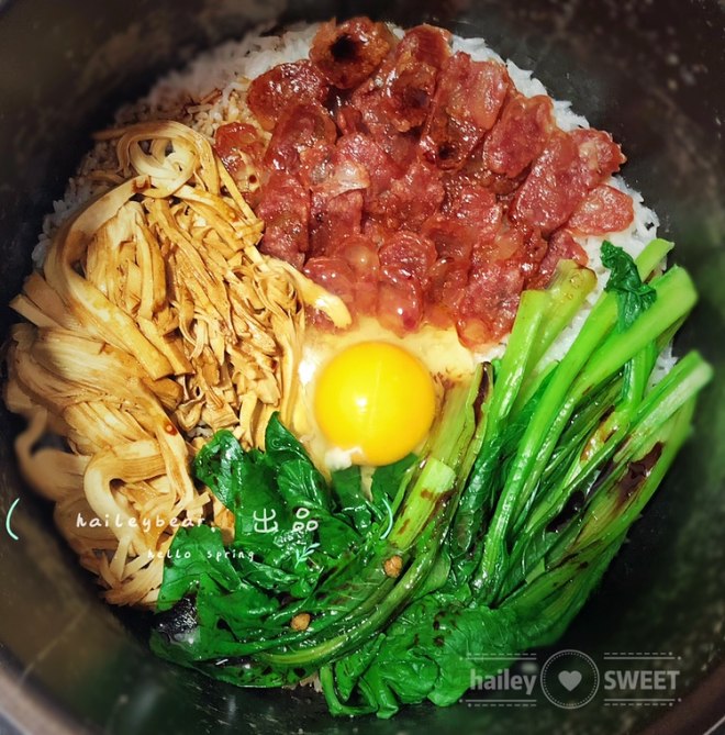 
Meal of young of Bao of extensive pattern cured meat (edition of sausage report rice cooker) practice