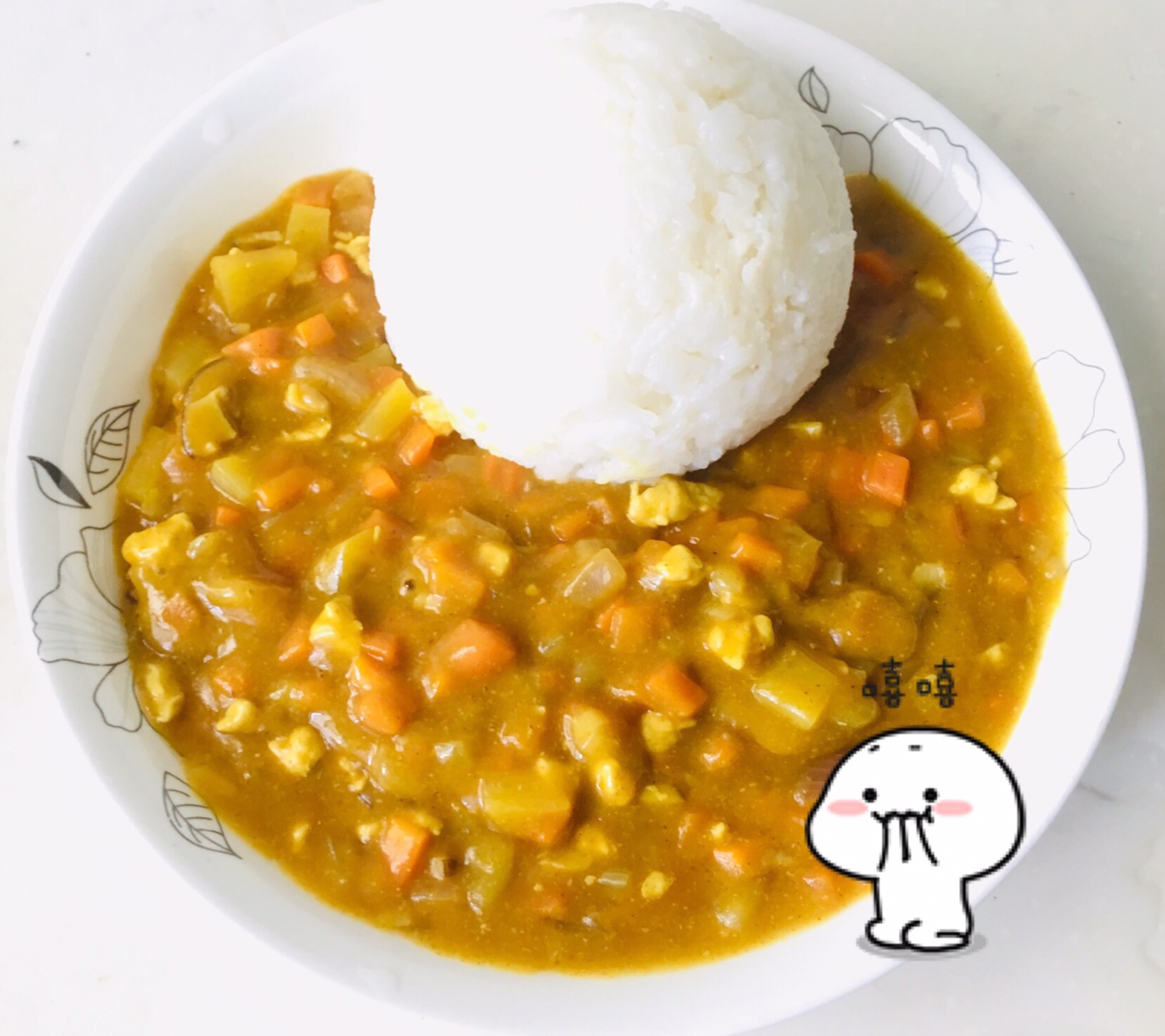 
The practice of curry meal, how is curry meal done delicious