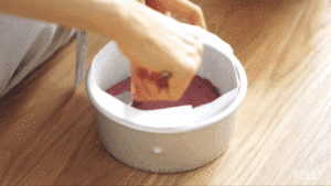 The cake of light Kagong velvet that need not wipe a face / low card recipe + decorate doohickey + the method that squeeze a flower / bake video cake piece 11 " beautiful type cake " practice measure 20