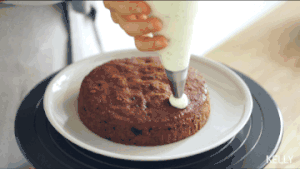 Nut carrot cake / sweet not the improved recipe of be bored with + decorate gimmick / bake video cake piece 12 " beautiful type cake " practice measure 30