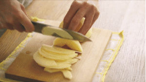Crisp pie of the simple and easy apple that do not have candy / the practice measure of video of A pig bake 12
