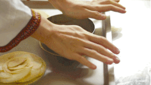 Crisp pie of the simple and easy apple that do not have candy / the practice measure of video of A pig bake 19