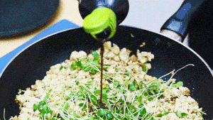 The practice measure that Chinese toon seedling fries bean curd 3
