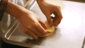Crisp pie of the simple and easy apple that do not have candy / the practice measure of video of A pig bake 20