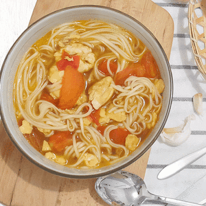 The practice measure of the tomato egg face with super delicious tasty 11