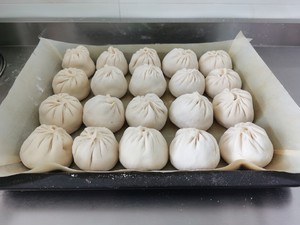 The baking steamed stuffed bun of delicious of simple and tough in season (wrap a constitution from the decoct that carry water) practice measure 7