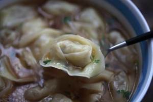 The practice measure of wonton of element of pickled Chinese cabbage 3