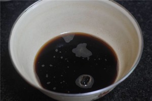 The practice measure of steamed bread of brown sugar drifting a heart 1