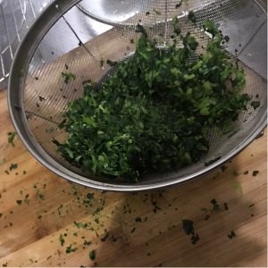 Really sweet, the practice measure of the dumpling of spinach 2