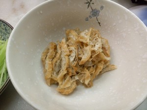 The practice measure of muscle of chow mien of asparagus lettuce silk 2