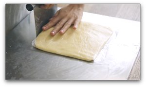 Crisp pie of the simple and easy apple that do not have candy / the practice measure of video of A pig bake 9