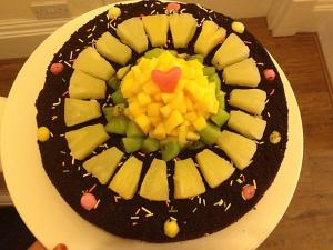 Aoliao the practice measure of fruit butter cake 20