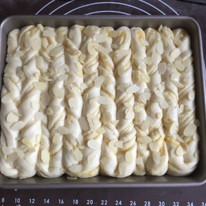 The practice measure of biscuit of platoon of shredded coconut stuffing 12