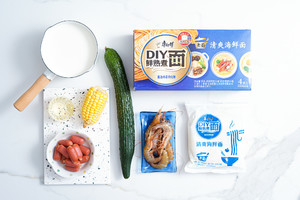 The practice measure of the milk seafood face of Xian Tian quick worker 1
