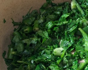 Citric salad is lukewarm mix the practice measure of sesame seed dish 3