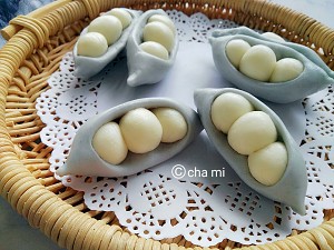 The practice measure of peasecod steamed bread 11