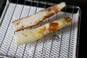 The practice measure of the wild rice stem that bake 2
