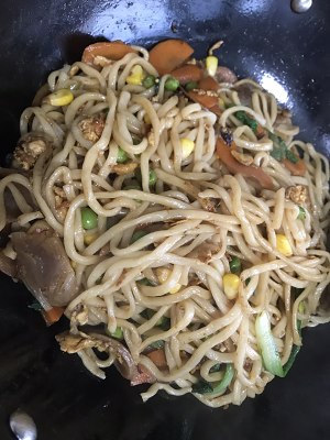 The practice measure of chow mien of simple and delicate assorted 8