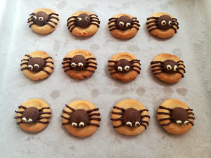 The practice measure of biscuit of Allhallows cartoon spider 13
