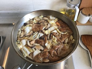 Chinese cabbage beans works the side that make stew in soy sauce (add detailed measure to pursue) practice measure 9
