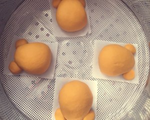 Pumpkin steamed bread (wishy-washy pumpkin) practice measure 2