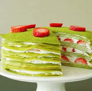 Wipe tea to accuse? ? The strawberry that wipe tea the practice measure of 1000 cake 4