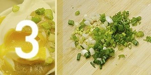 The practice measure of noodles served with soy sauce of yoke sesame paste 3