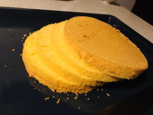 Fruit birthday cake 6 inches practice measure 1