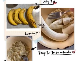 The practice measure of banana walnut cake 1