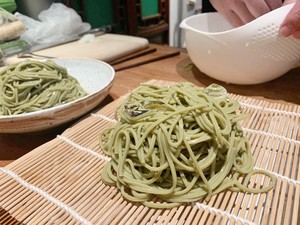 The practice measure of the buckwheat flour that wipe tea 3
