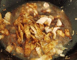 The practice measure of face of stew of old Beijing hyacinth bean 7