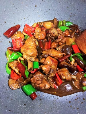 Delicious the practice measure of the yellow stew chicken that explodes to place 19