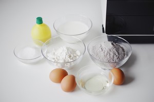 The practice measure of cake of evaporate of appetizing black rice 3