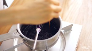 Not of disappear bubble rub card sponge cake / the reservation recipe that adjusts for many times / " sponge reachs his to derive " bake video cake piece the practice measure of 5 5