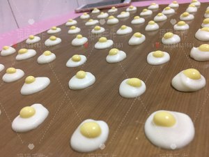 Entire egg poached eggs dissolve beans (yoghurt dissolve beans) practice measure 19