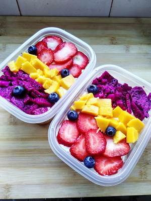 The practice measure of the cake of box of handy messtin fruit of simple quick worker 17