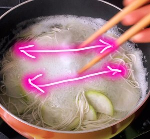 The little skill of the fine dried noodles that boil, do not stick not rawish practice measure 6