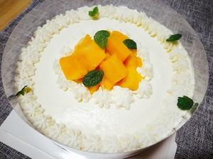 The practice measure of cake of mango Mu Si 12