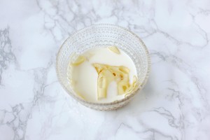 Gradual change blue berry freezes Zhi person cake (avoid bake) practice measure 5