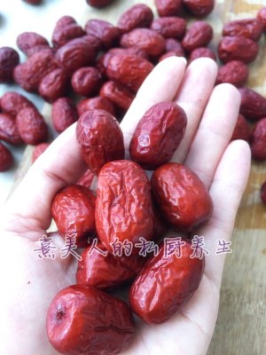 Jujube of brown sugar ginger creams, do not add a water to stew the practice move that make 1