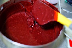 Cake of cheese of red plush cream [improved recipe / measure exceeds detailed] practice measure 16