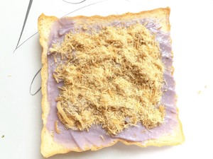 乾燥肉フロスのサトイモの泥は、部門[クイックの10分の朝食 労働者]対策4 